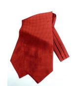 Pánsky hodvábny kravatový šál červený