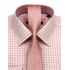 Bielo-ružová luxusná bavlnená košeľa VENTI 7500-400 S 37/38 košeľa