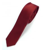 Čierna slim kravata 4,5 cm