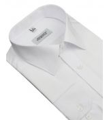 Biela obleková košeľa predĺžená VENERGI KLASIK 11200-302