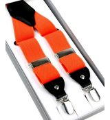 Traky ORSI oranžové jednofarebné 35 mm