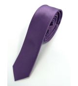 Fialová slim kravata 4,5 cm