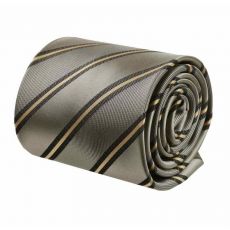 Béžovo-piesková kravata s miernym odleskom, 8 cm