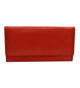 Čašnícka peňaženka z mäkkej kože MERCUCIO červená