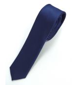 Tmavomodrá slim kravata ORSI