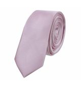 Ružová saténová slim kravata ORSI 4,5 cm