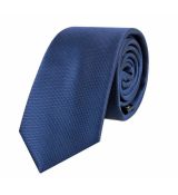 Pánska slim kravata ORSI, modrá 6 cm