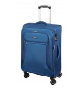 Stredný cestovný kufor nylon modrý 70 l