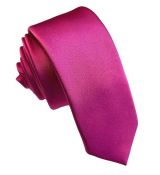 Kravata slim magenta 5 cm