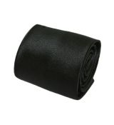 Čierna jednofarebná kravata 4040