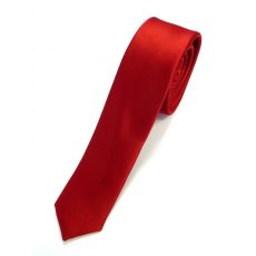 Červená slim kravata 4001-9