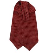 Pánsky kravatový šál červeno-čierny