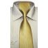 Bielo-žltá obleková košeľa KLEMON KLASIK