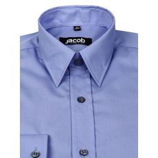 Modrá košeľa SLIM FIT vypasovaná JACOB 10251