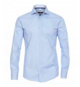 Modrá luxusná biznis košeľa VENTI (super slim) L 41/42 košeľa