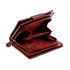 Kožená peňaženka s prackou LAGEN 2077/T-vínovo-červená